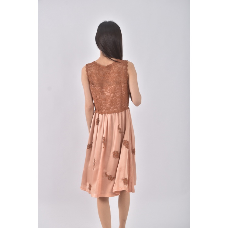 (S) cynthia rowley無袖橘色洋裝二手衣, , large