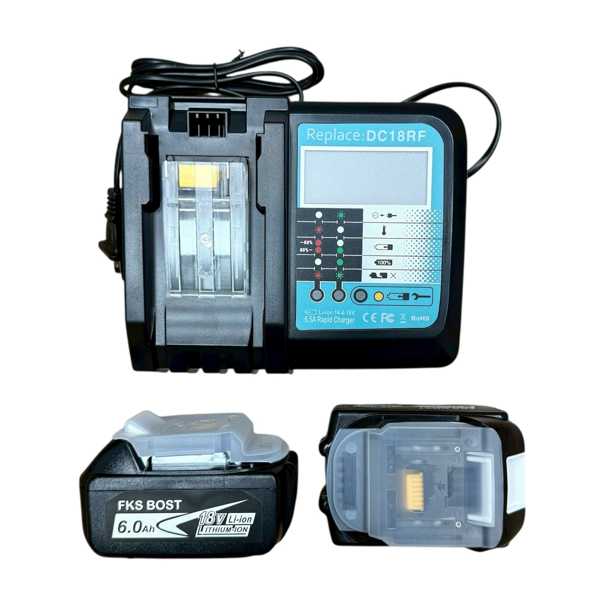 WIN五金 MK-POWER 18V 無刷二用板手起子機< MK-679+6.0電池組>  套筒板手 起子機 兩用板手起子機 螺絲批, , large
