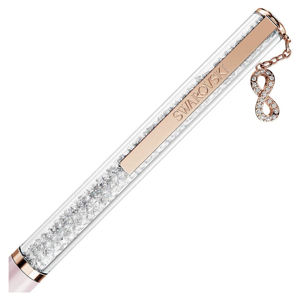 SWAROVSKI 施華洛世奇 Crystalline Infinity 無限符號吊飾水晶圓珠筆-黑色墨水(5728731)  品號：14204231, , large
