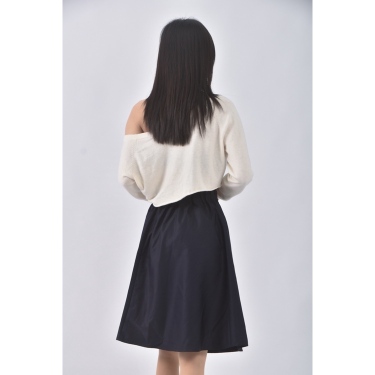 (L) earth music ecologyA字藍色短裙二手衣, , large