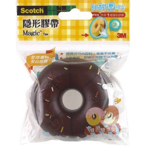 3M  810DD雙色甜甜圈膠台(多色)草莓+巧克力, , large