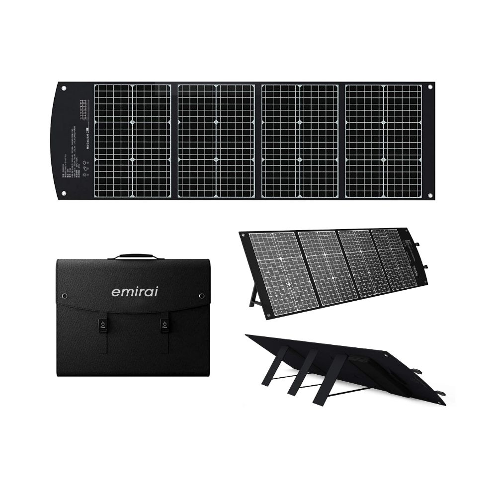 【MIRENEX】emirai EMRS120｜120W 太陽能充電板｜適用大部分儲能電站、手機、平板充電, , large