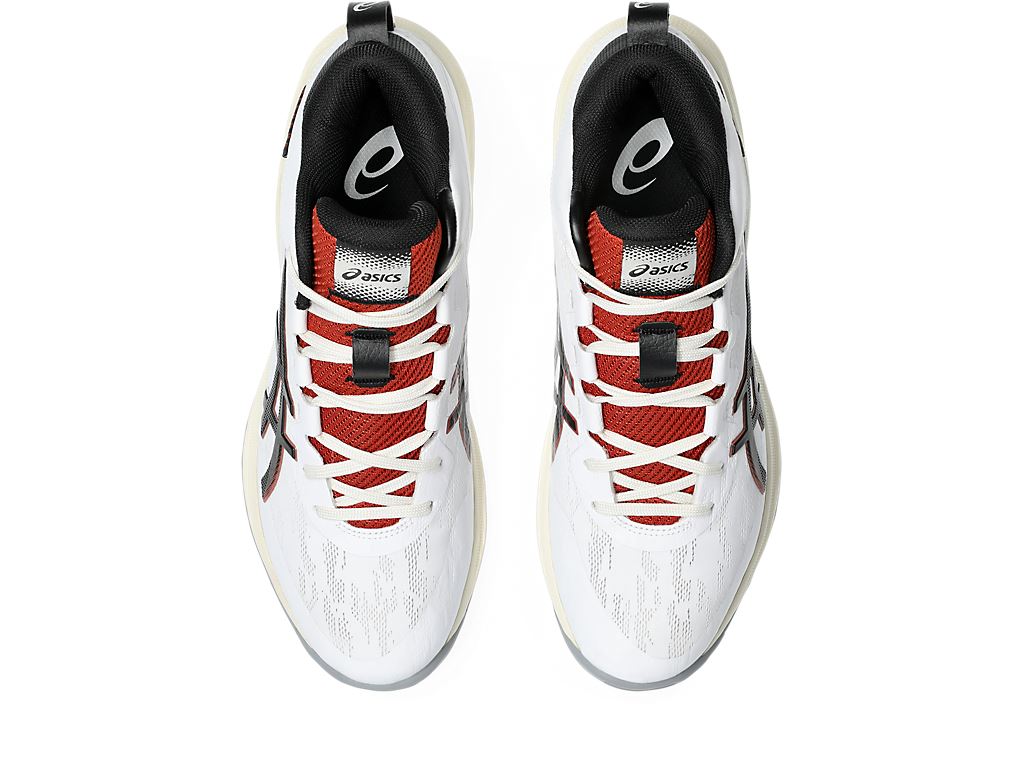 [秉宸] ASICS GEL-HOOP V17 S 籃球鞋 白灰紅 1063A101-104, , large
