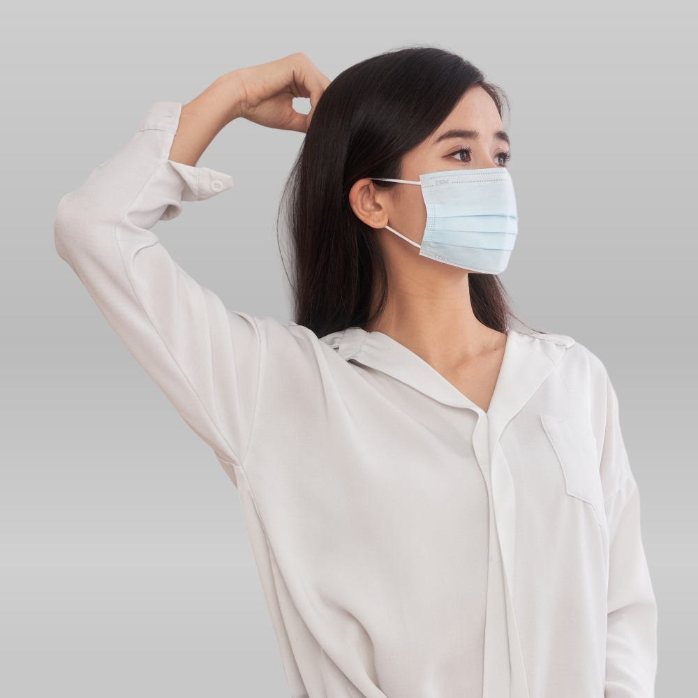 【DRX達特世】醫用平面口罩-經典系列-潔白(成人/50入), , large