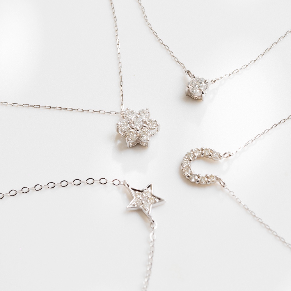 【真鑽手鍊】A'jane 18K白金 白金星願 鑽石手鍊 A052503-008, , large