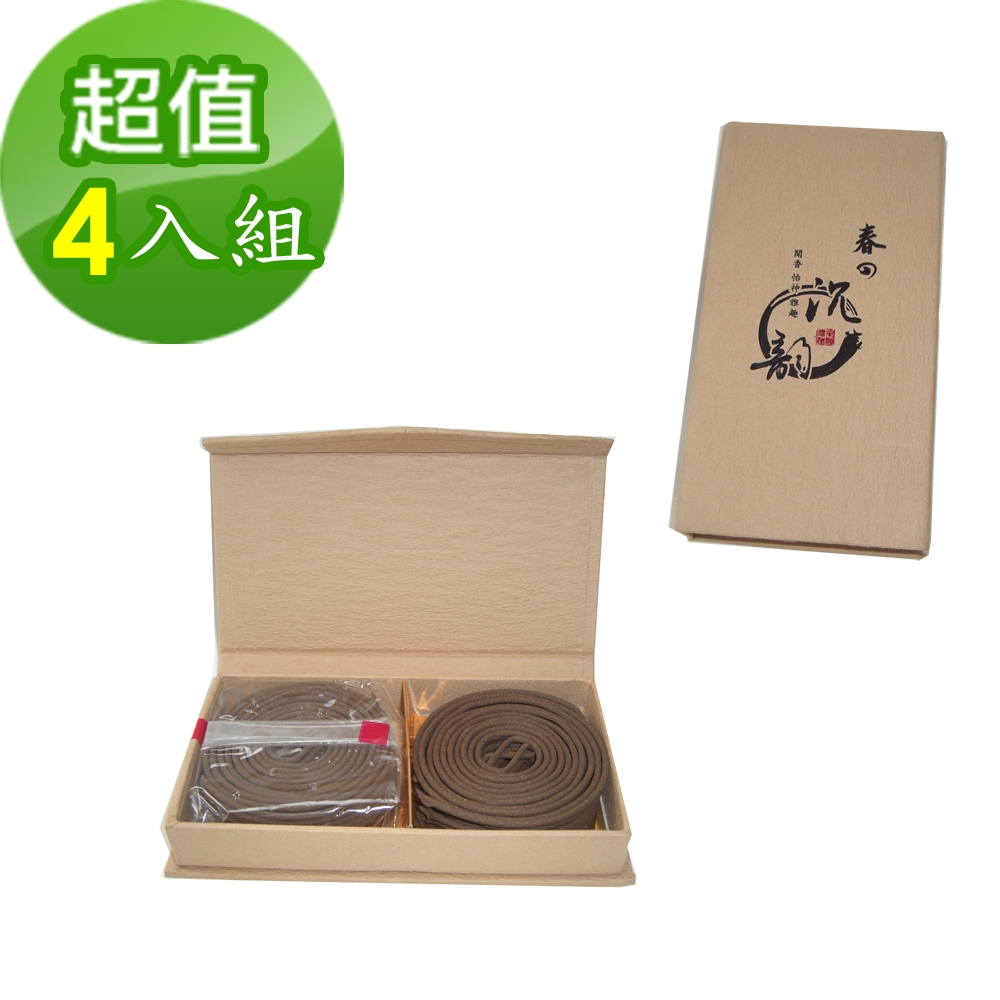 金發財金紙 頂級水沉之惠安沉盤香小盤 4H-24片(4入組-盤香系列), , large