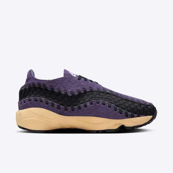 Kixpress-Nike Air Footscape Woven 男女 運動休閒鞋 編織鞋 仿舊中底 紫黑 [FZ2615-500], , large