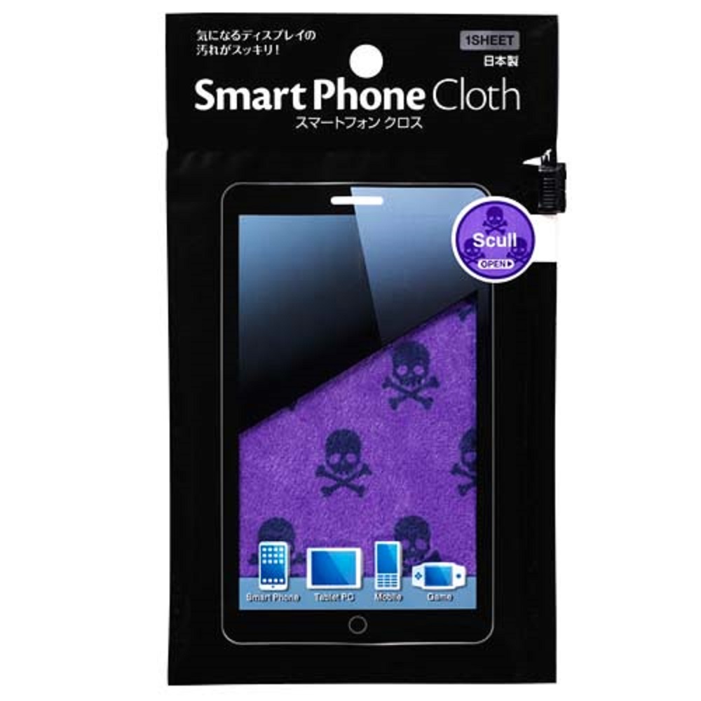 Smartphone Cloth-Skull Pattern, , large