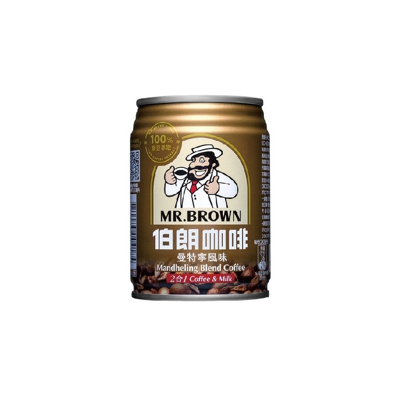 伯朗曼特寧咖啡二合一Can240ml, , large