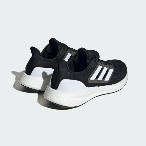 Adidas Pureboost 23 男女 慢跑鞋 運動 路跑 寬楦 休閒 緩震 耐磨 舒適 黑白 [IF4839], , large