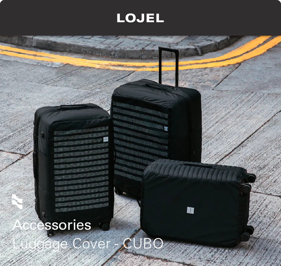 【LOJEL】Luggage Cover CUBO 擴充行李箱套 - 26吋, , large