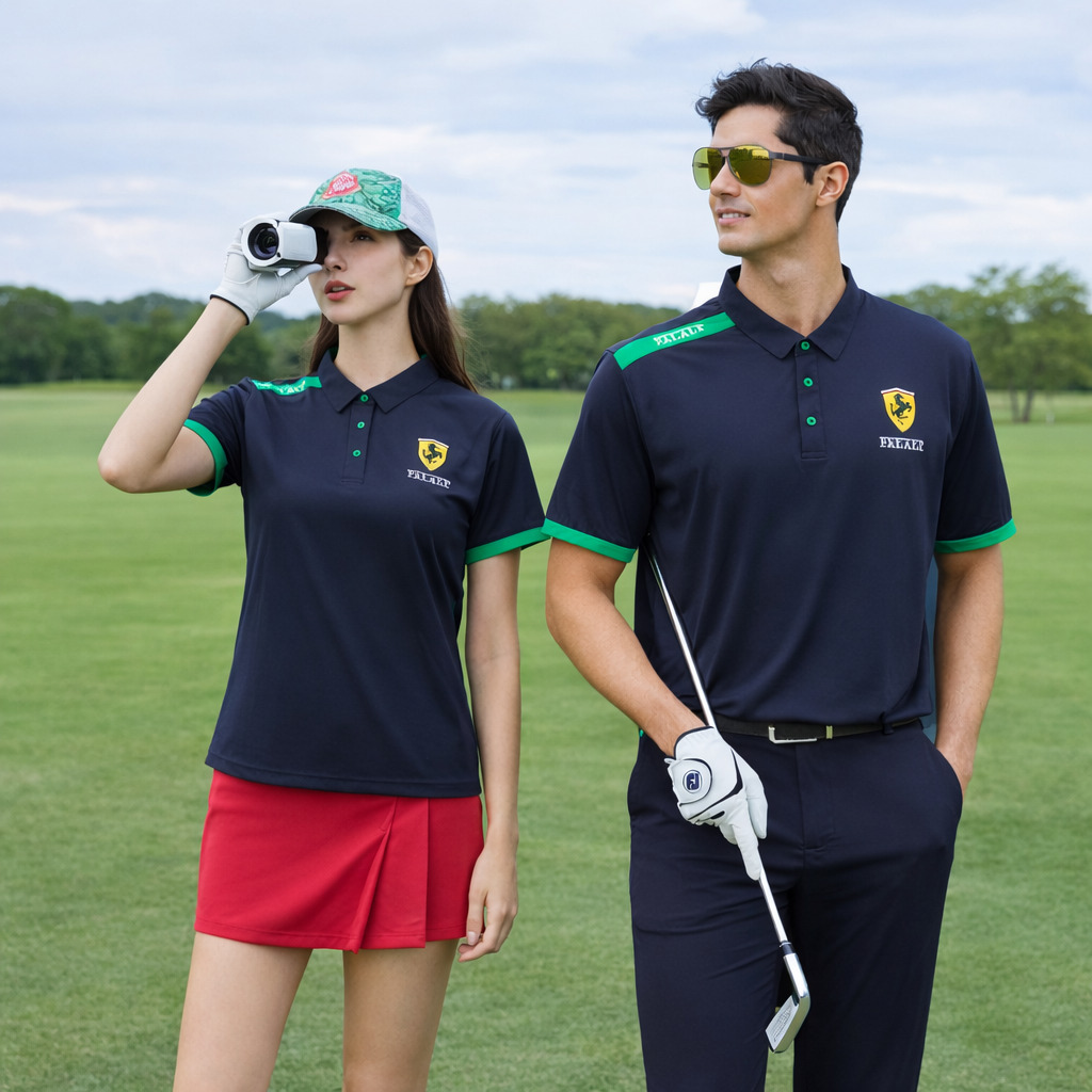 【FALALI】Short-sleeved cooling polo shirt - Women's (black), , large