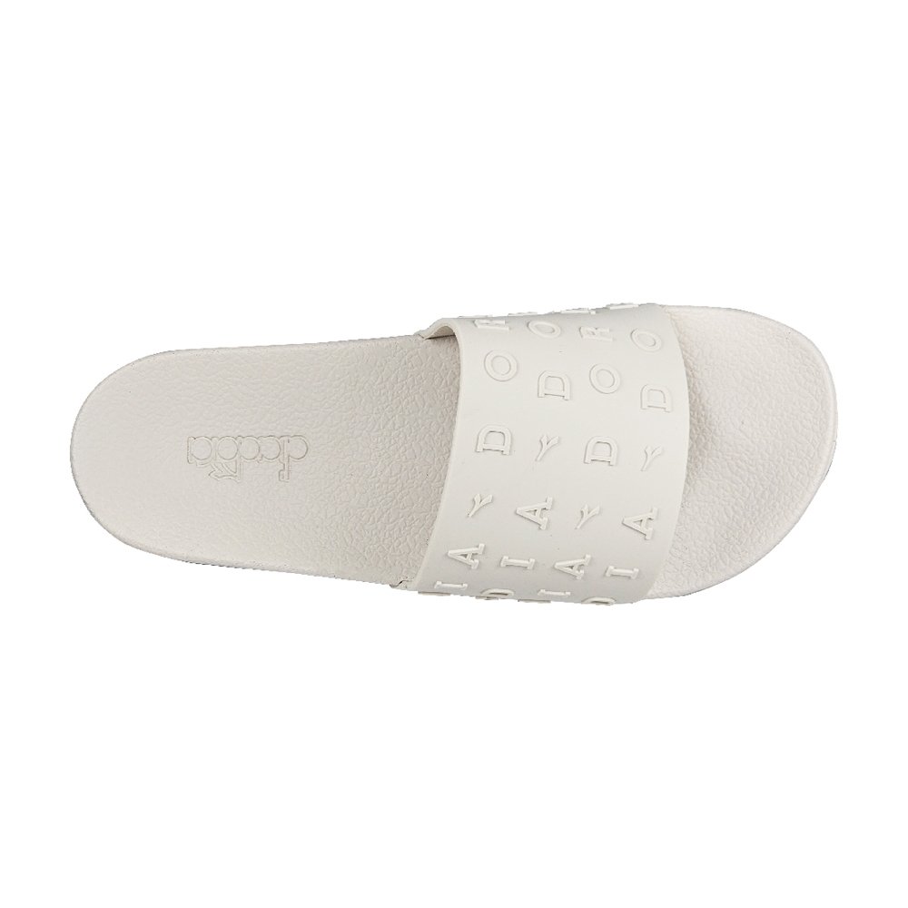 DIADORA迪亞多那 摩登時尚運動拖鞋 女鞋 簡約 素色 空氣感 不吸汗 好穿脫 柔軟 吸衝 耐磨 防滑 紫藍 米, , large