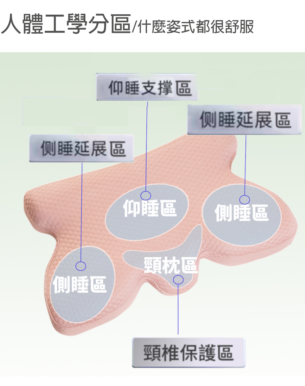 「告別落枕！這顆枕頭，讓你一覺到天亮！」⚡ FOADI 人體工學蝴蝶枕(粉桔) 「醫師沒告訴你的秘密：選對枕頭，比按摩還有效！」⚡ 「不是每顆枕頭，都能保護你的頸椎！」, , large