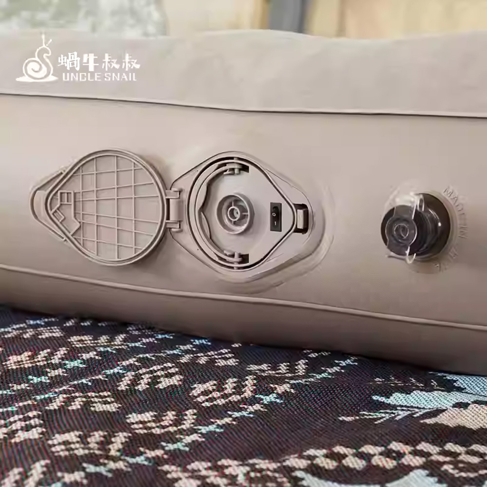 蝸牛叔叔露誉充氣床垫-雙人款（露營必備 打地鋪 靜音睡墊 加大露營墊 ）, , large