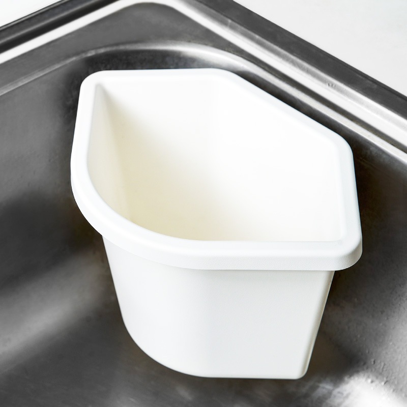 【收納精靈】RT-A8009 角落置物架 瀝水架 內附無痕膠片-白色, , large