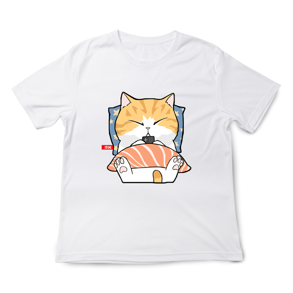 JZ TEE Husky & Cat-I Miss You Graphic Tee, , large