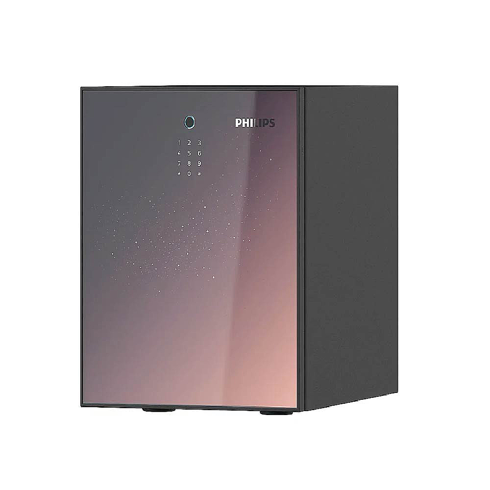 PHILIPS 飛利浦 智能 防火耐火 安全儲存 防火櫃 (指紋/密碼 /機械鑰匙) /台 SBX501-5C-銀河紫, , large