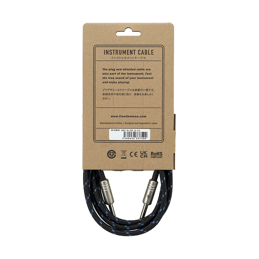 FREE THE TONE CU-7030 S/S 樂器編織導線 5米【敦煌樂器】, , large