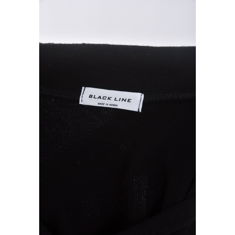 (S) black line韓牌修身黑色洋裝二手衣, , large