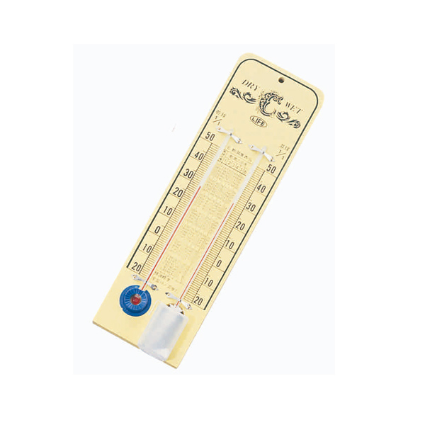 【 徠福 】乾濕溫度計 (9"木製) / 支 NO.2474, , large