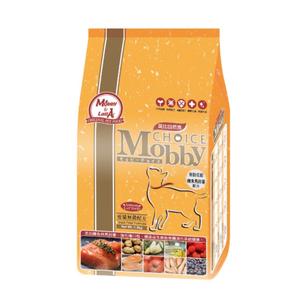 【Mobby莫比】貓飼料 貓糧 愛貓無穀低敏配方6.5kg(口味任選), , large
