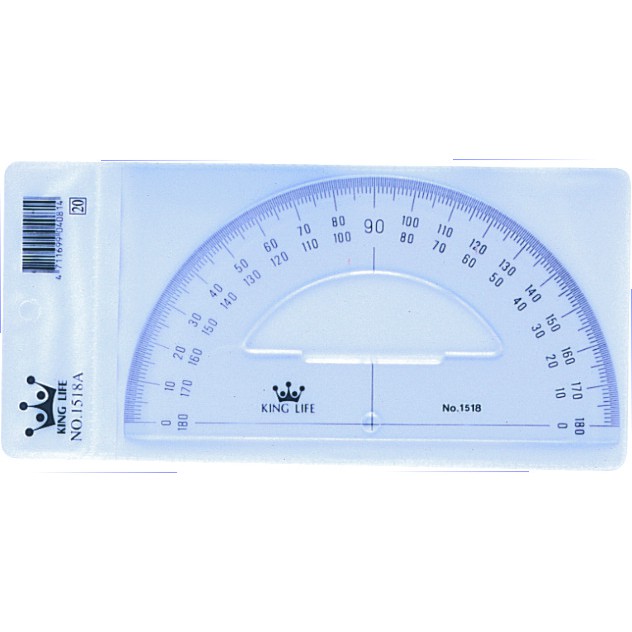 徠福 Life 半圓分度器(NO.1518A)規格:15cm, , large