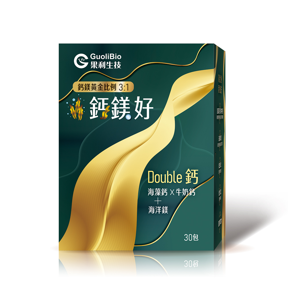 【果利生技】鈣鎂好 (30包/盒), , large