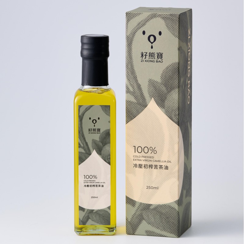 [ZI XIONG BAO CAMELLIA OIL] COLD PRESSED EXTRA VIRGIN CAMELLIA OIL 250ml x 1 bottle, , large