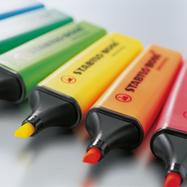 【德國天鵝STABILO】BOSS ORIGINAL 波士經典螢光筆6色(ST70/6), , large