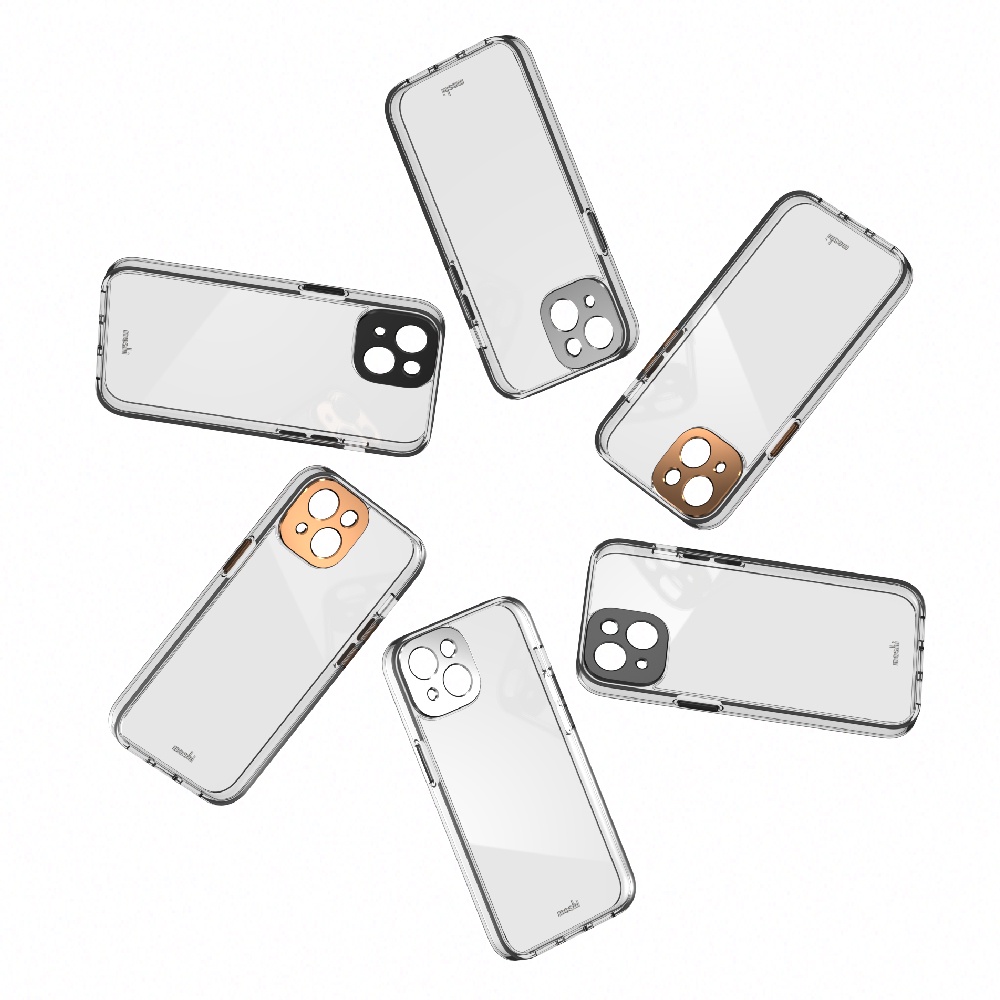 Moshi iPhone 14 iGlaze 輕量透明保護殼-iPhone 14 Pro Max,隕石灰 (現貨), , large