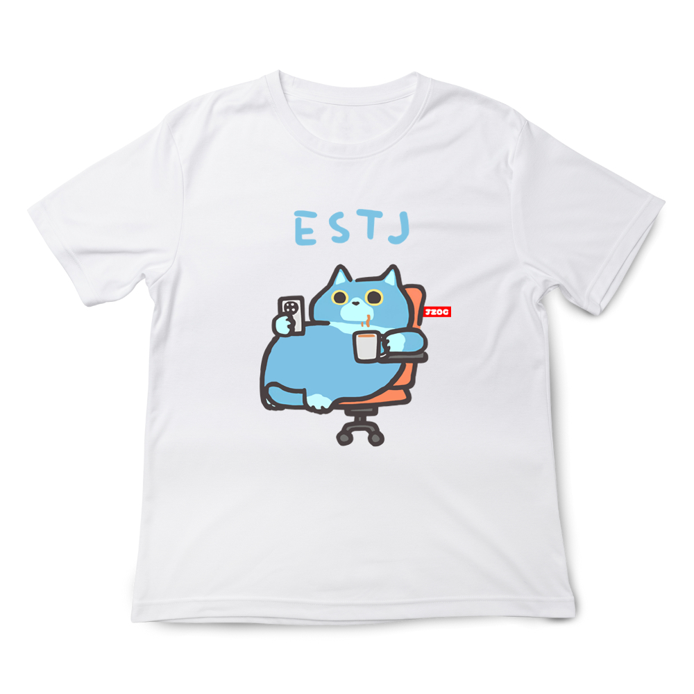 JZ TEE MBTI Cat ESTJ-General Manager Graphic Tee, , large