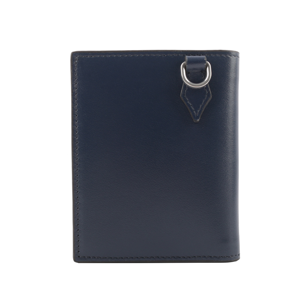 Montblanc 萬寶龍 Meisterstuck 大班系列牛皮對開6卡迷你短夾/墨藍色, , large