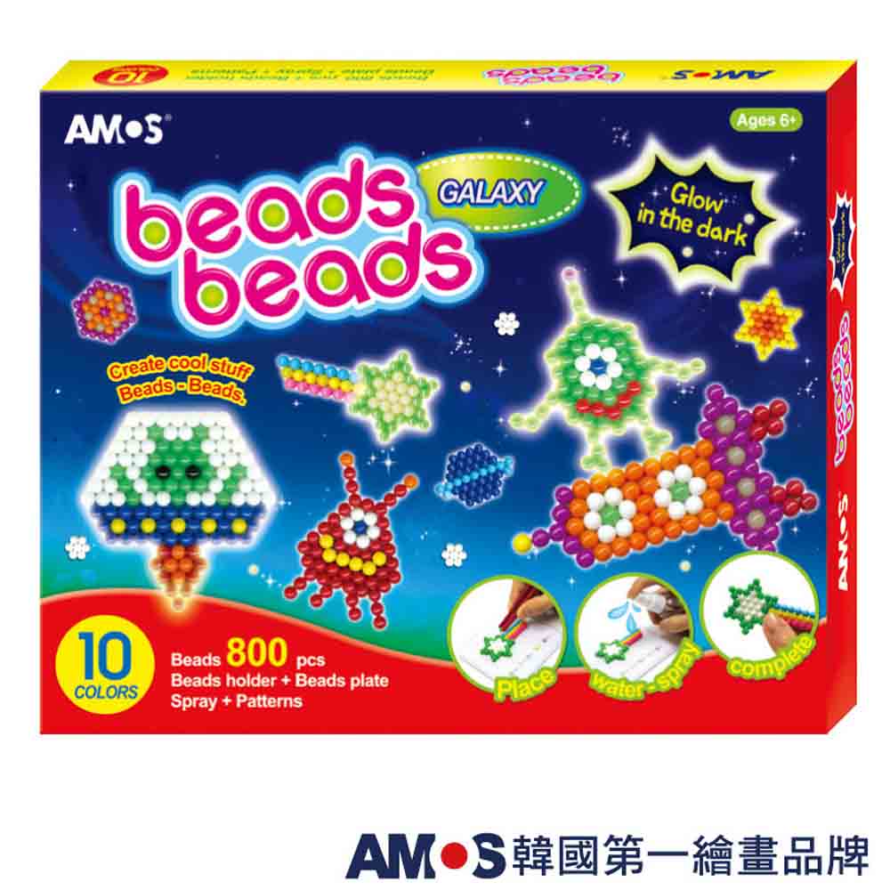 【AMOS 阿摩司】益智 水拚珠 太空主題 / 組 BB6P-G, , large