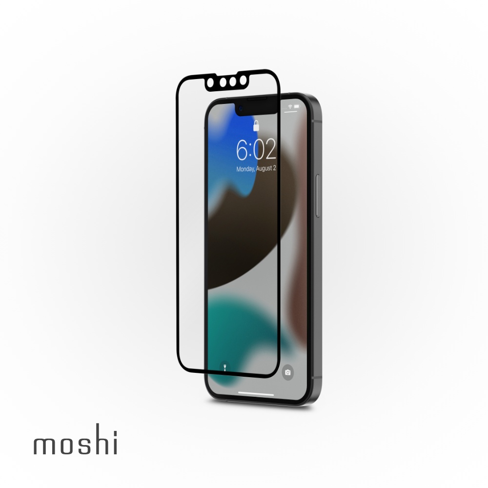 Moshi iVisor AG 防眩光螢幕保護貼 黑 (透明/霧面防眩光) for iPhone 13 mini, , large
