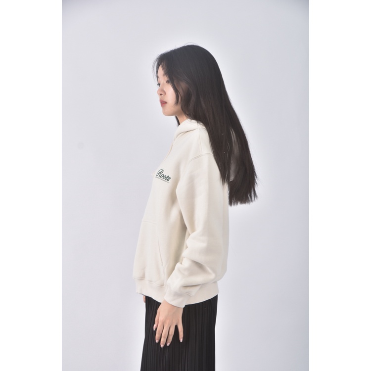 (XL) roots連帽杏色長袖上衣二手衣, , large