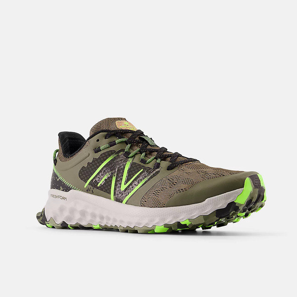 New Balance Fresh Foam Garoe 男 慢跑鞋 越野 2E 寬楦 緩震 綠 [MTGAROG1], , large