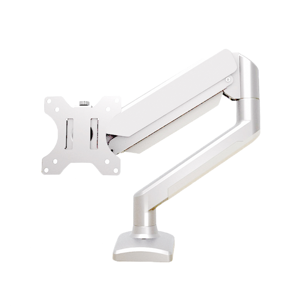 [拜爾家居]氣壓式螢幕支架 台灣現貨 懸浮螢幕架 螢幕支架 鋁合金螢幕架 螢幕架 增高架 懸浮螢幕架 (免運), , large