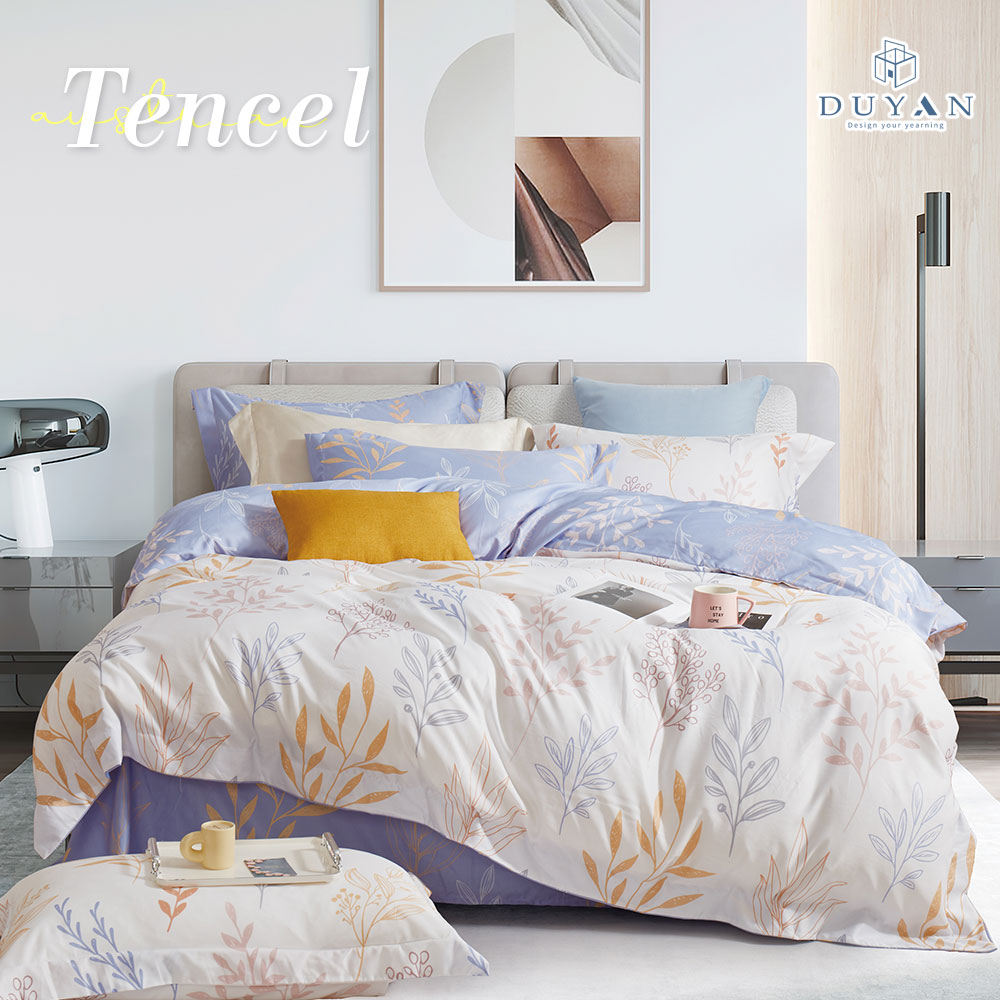 【DUYAN 竹漾】 奧地利天絲單人/雙人/加大床包鋪棉兩用被套組 / 多款任選 台灣製	, , large