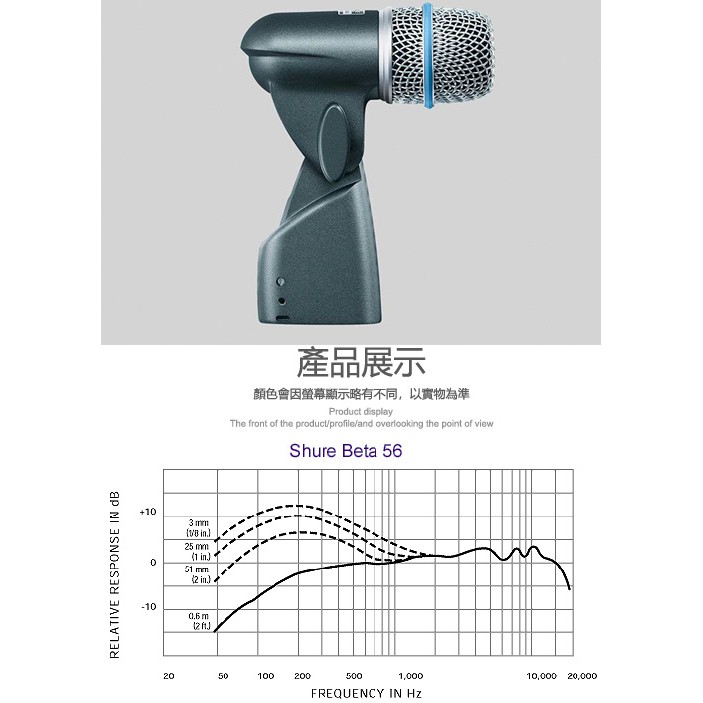 Shure Beta56A 小鼓收音麥克風【敦煌樂器】, , large