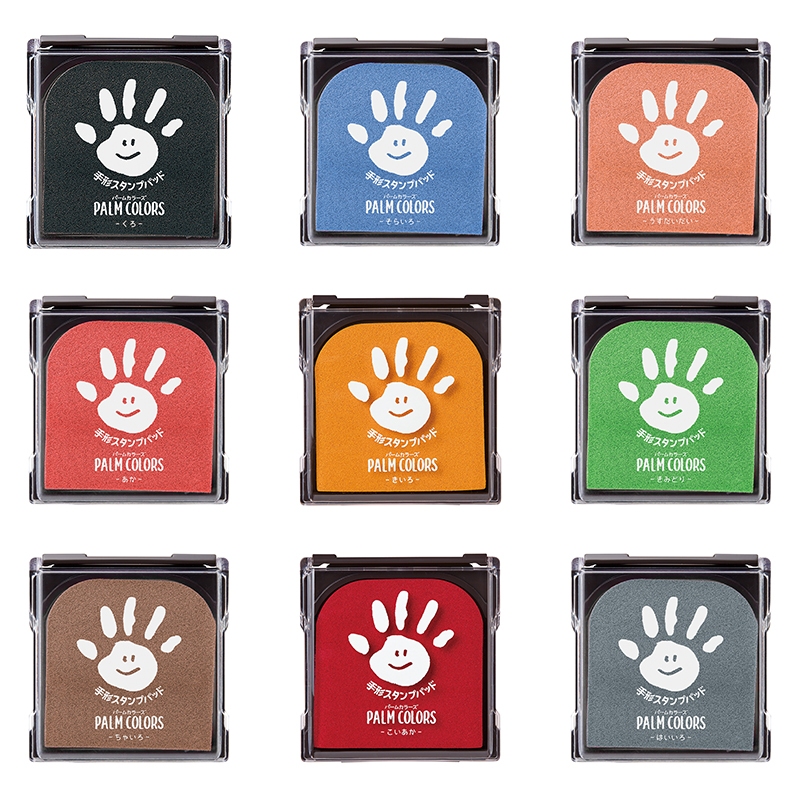 日本Shachihata嬰兒手足印台-多色*黃綠色, , large