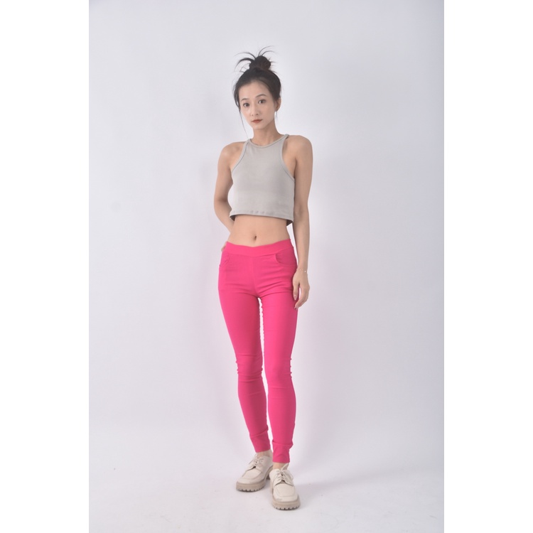 (S) 桃粉色長褲二手衣