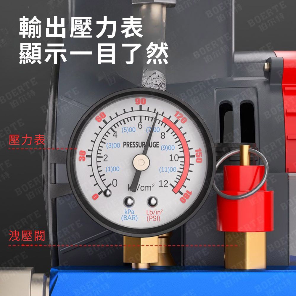 迷你小型便攜式打氣泵儲氣罐10節二電一充, , large