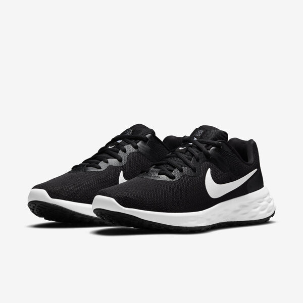 Nike Revolution 6 NN 男 慢跑鞋 運動 休閒 健身 緩震 透氣 舒適 黑白 [DC3728-003], , large