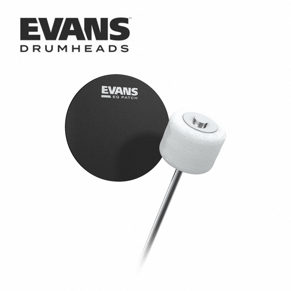 EVANS EQPB1 EQPB2 單/雙踏板 大鼓黑色墊片【敦煌樂器】, , large