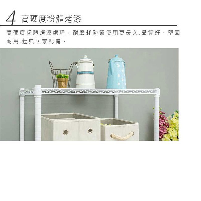 【Y HOUSE】76x30x75cm Lightweight Two-layer Iron Rack Iron Rack Shelf-Painted White, , large