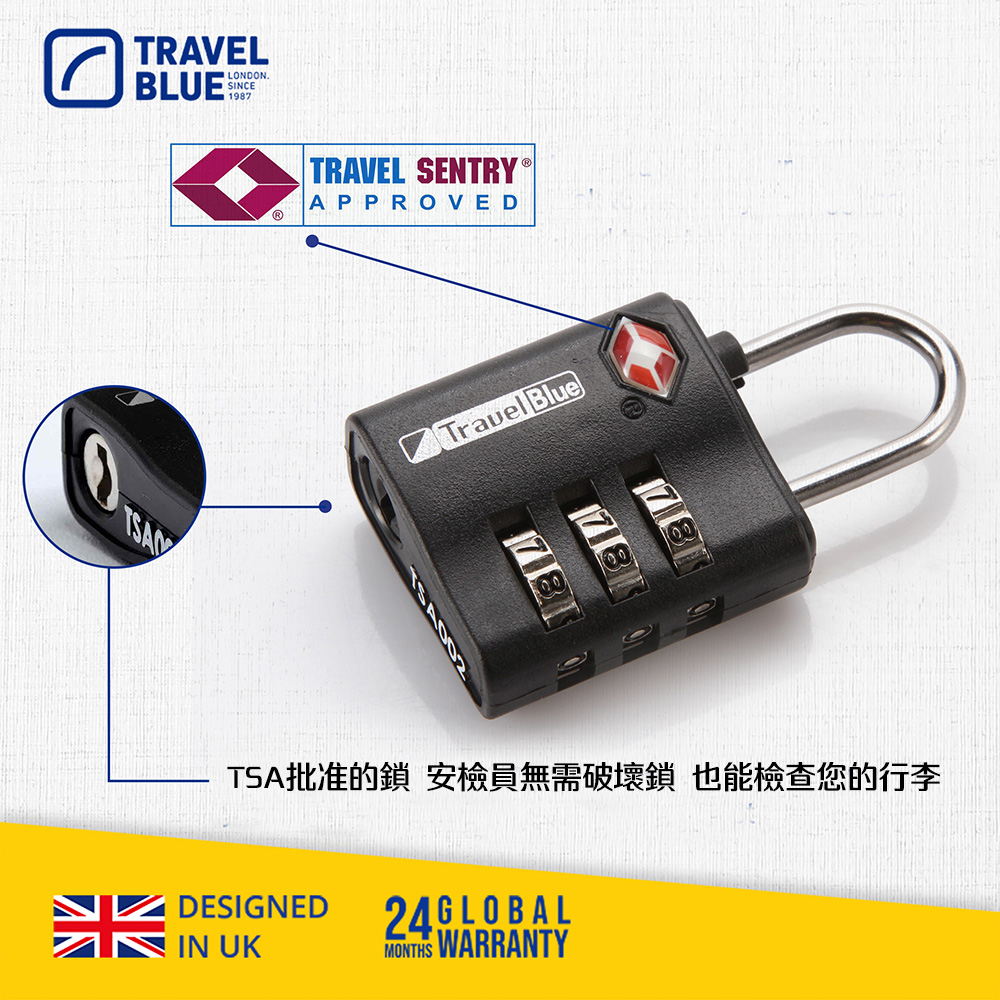 TravelBlue TB2038 2 X TSA Lock, , large