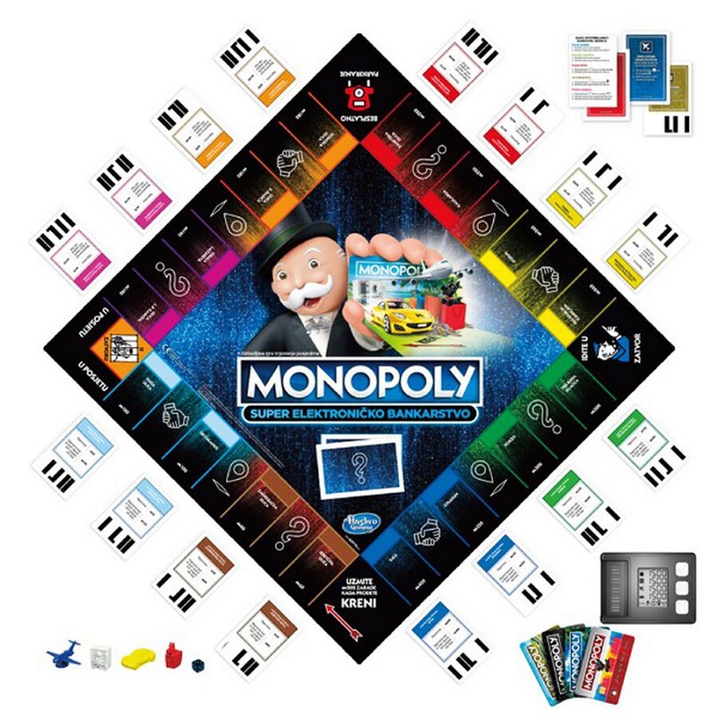 MONOPOLY SUPER ELECTRONIC BANKING-E8978, , large