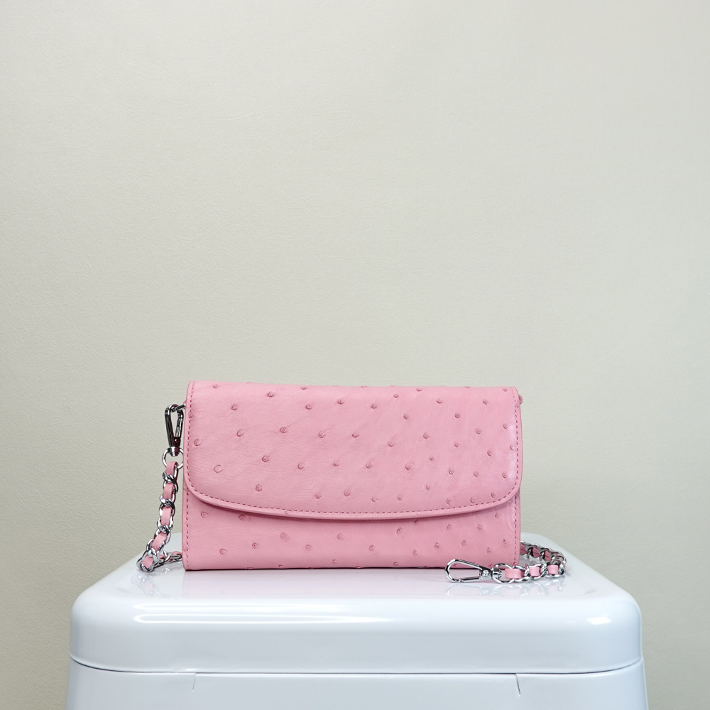 【M2nd】 Ostrich  Continental Wallet On Chain, , large