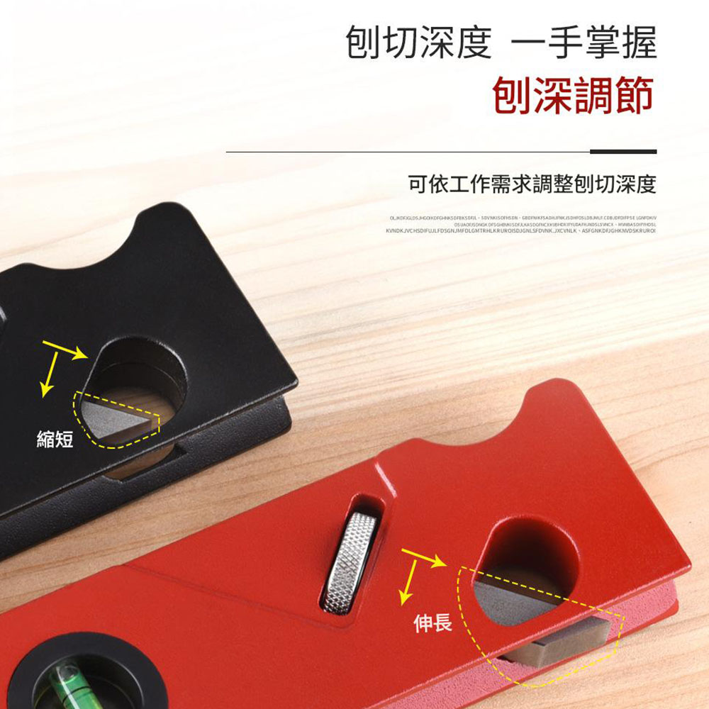 Woodworking chamfering plane - with support - 1/4 round cutter tip (black), , large